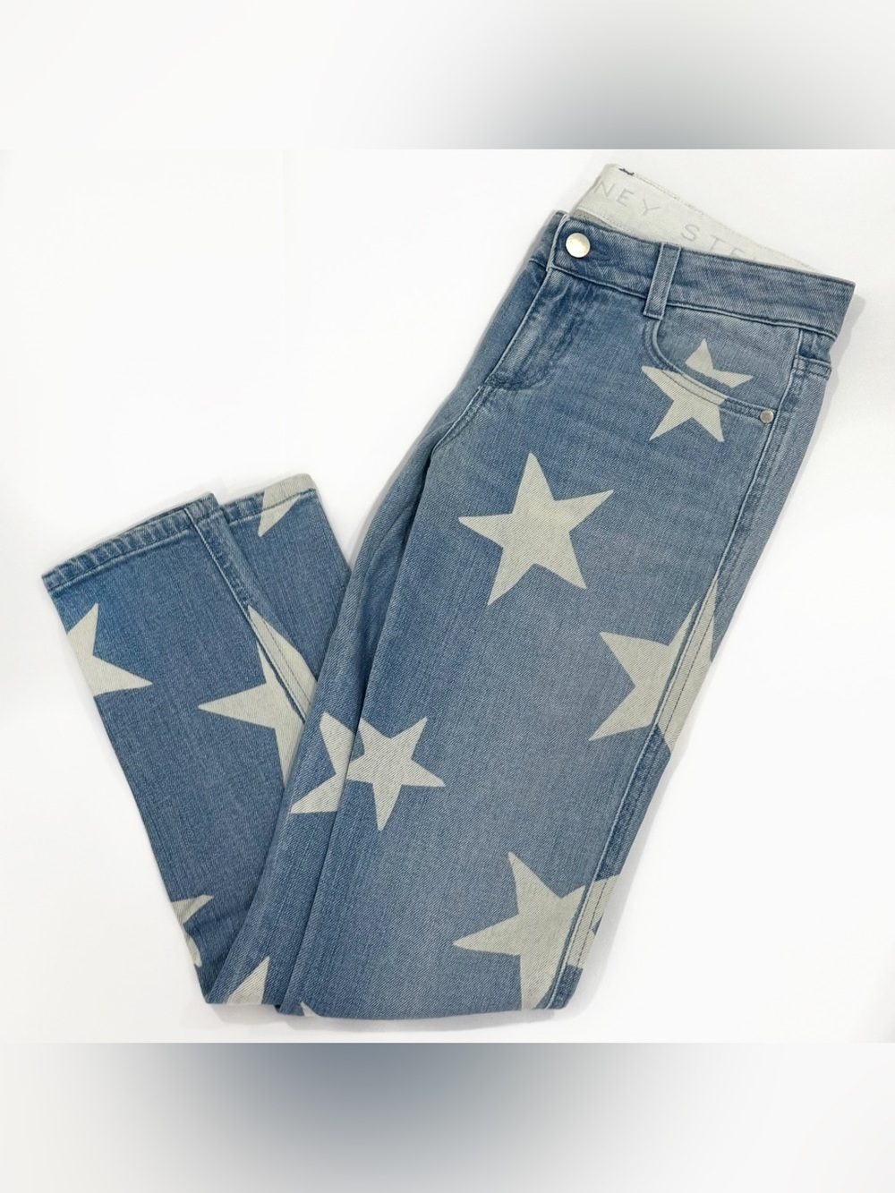 Stella McCartney blue star print jeans | Size 26 - Picture 12 of 12